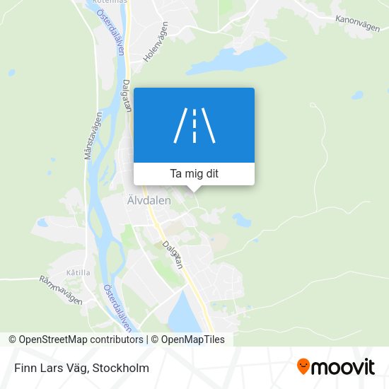 Finn Lars Väg karta