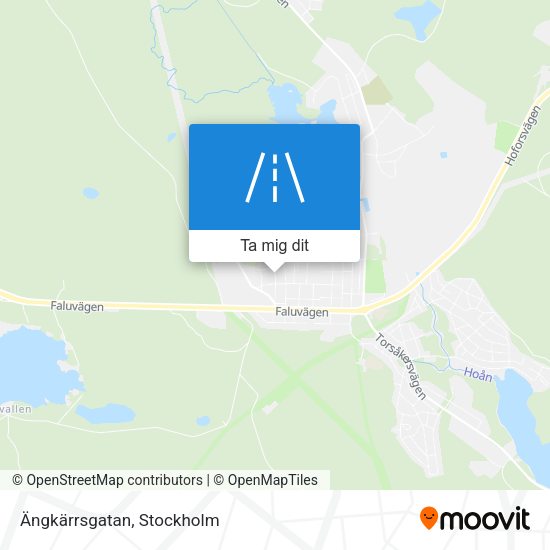 Ängkärrsgatan karta