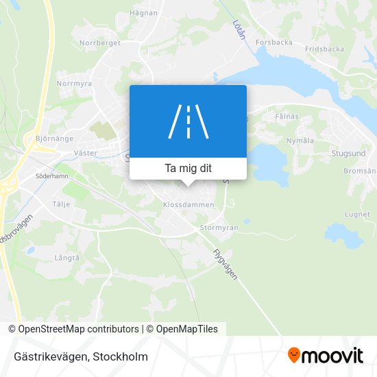 Gästrikevägen karta