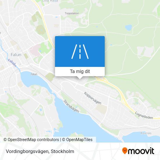 Vordingborgsvägen karta
