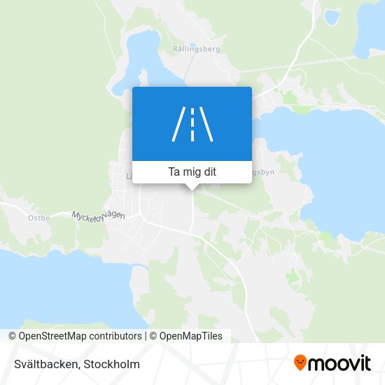 Svältbacken karta