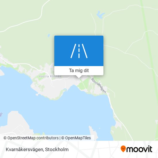 Kvarnåkersvägen karta