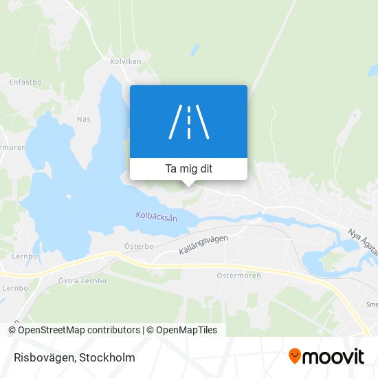 Risbovägen karta