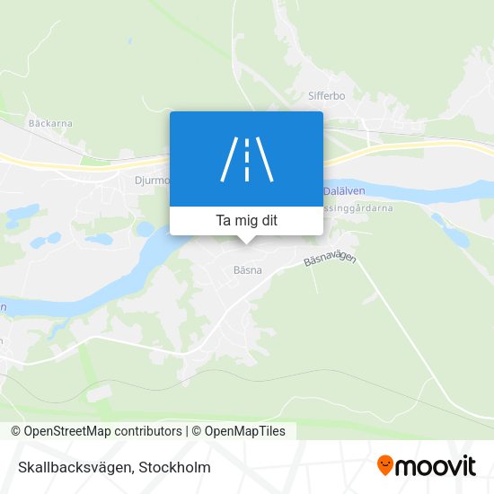 Skallbacksvägen karta