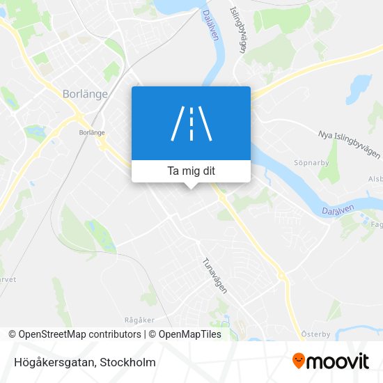 Högåkersgatan karta