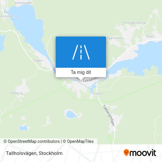 Tallholsvägen karta