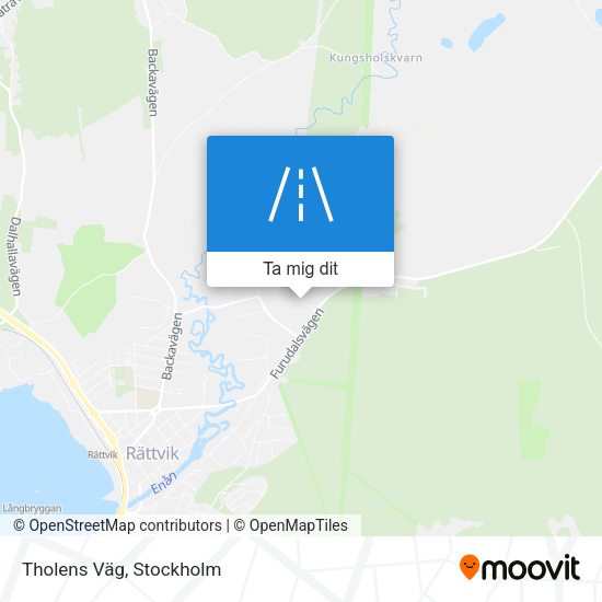 Tholens Väg karta