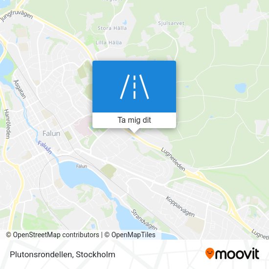 Plutonsrondellen karta