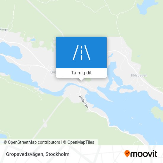 Gropsvedsvägen karta