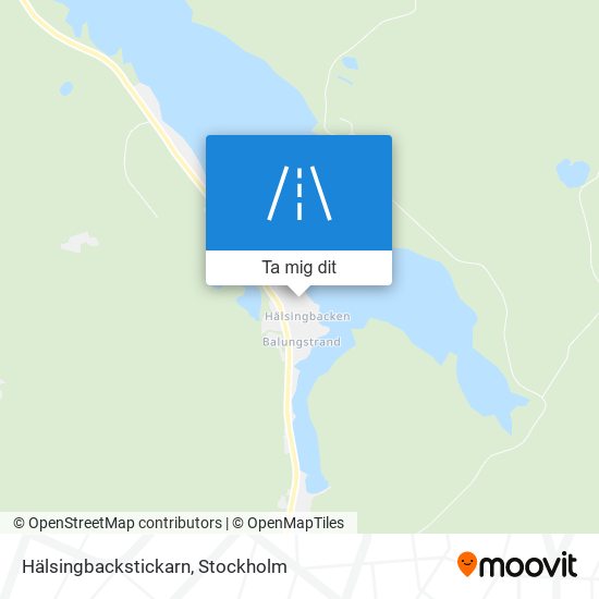 Hälsingbackstickarn karta