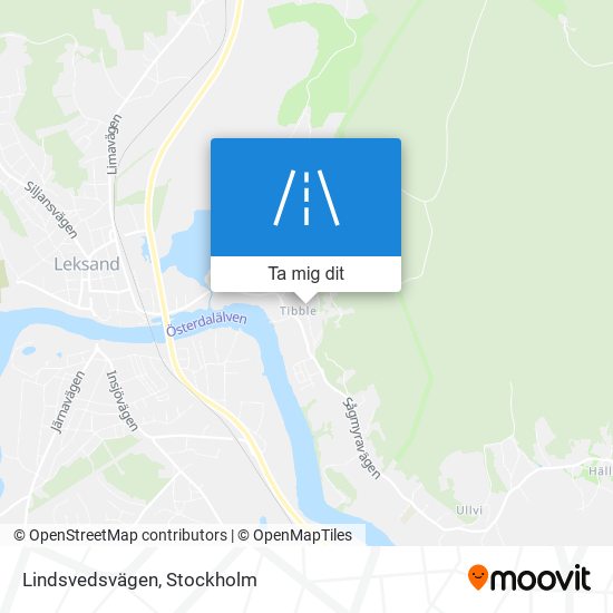 Lindsvedsvägen karta
