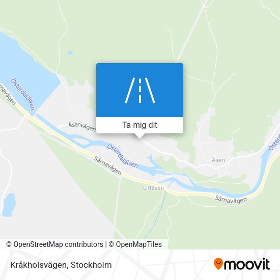 Kråkholsvägen karta