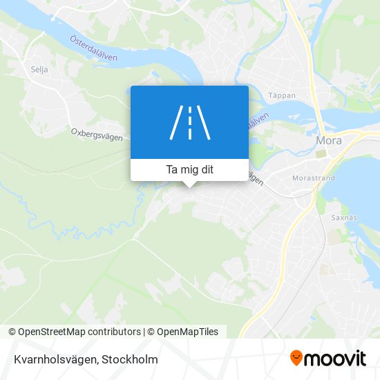 Kvarnholsvägen karta