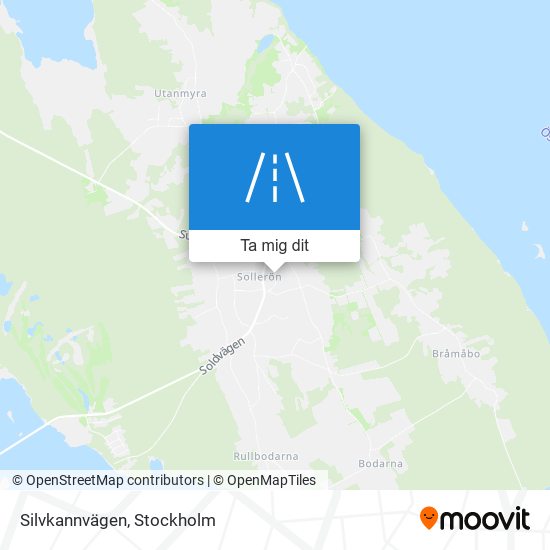 Silvkannvägen karta