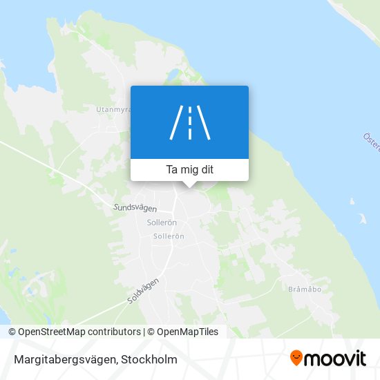 Margitabergsvägen karta