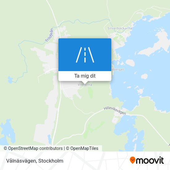 Vålnäsvägen karta