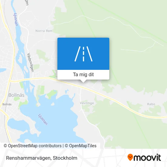 Renshammarvägen karta