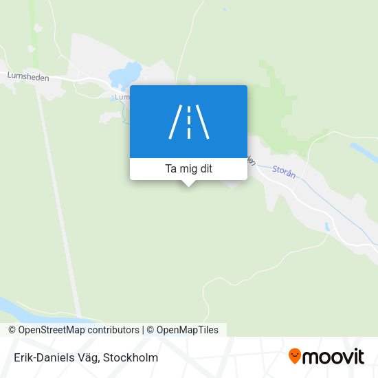 Erik-Daniels Väg karta