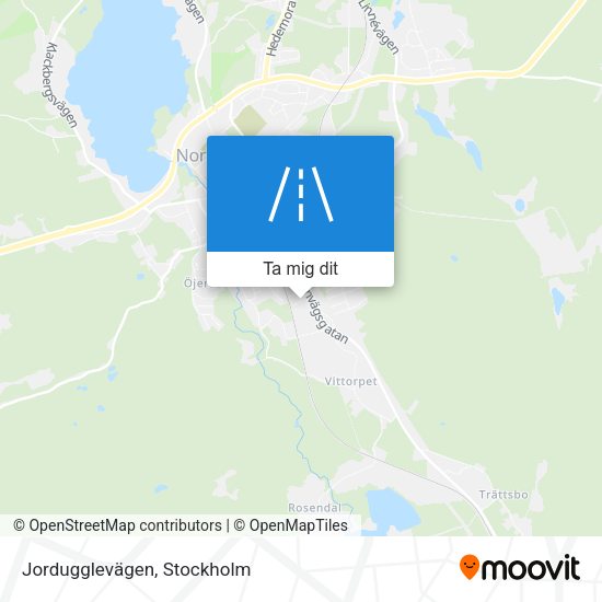 Jordugglevägen karta
