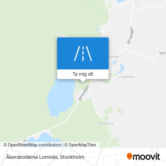Åkersbodarna Lomnäs karta