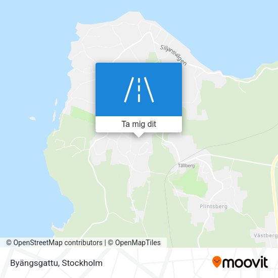 Byängsgattu karta