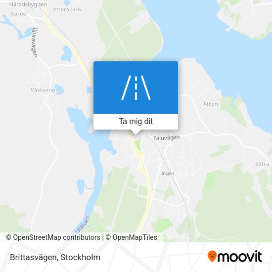 Brittasvägen karta