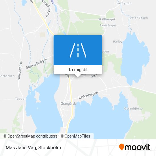 Mas Jans Väg karta