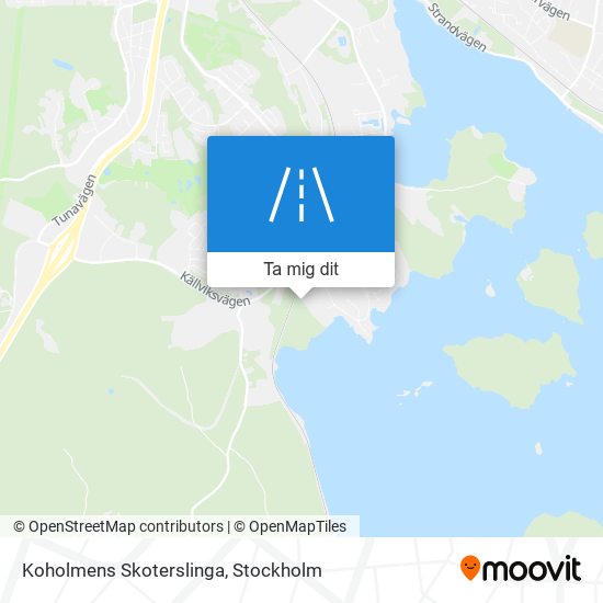 Koholmens Skoterslinga karta