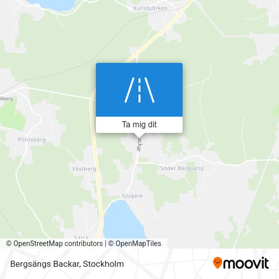 Bergsängs Backar karta