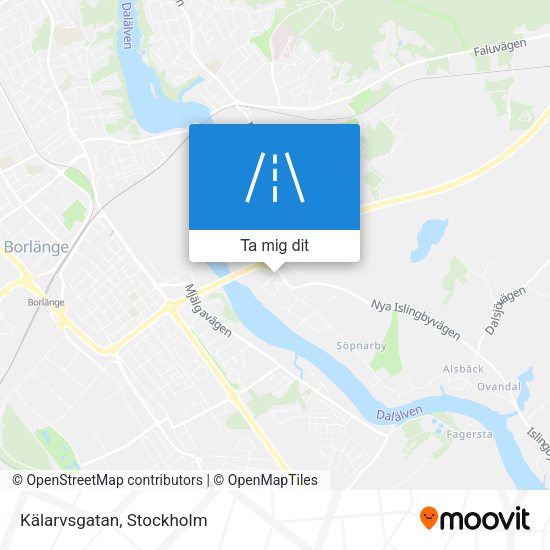 Kälarvsgatan karta
