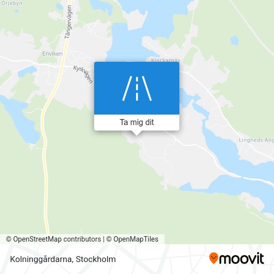 Kolninggårdarna karta