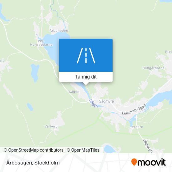 Årbostigen karta