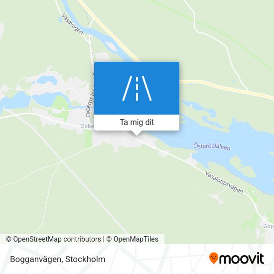 Bogganvägen karta