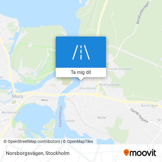 Norsborgsvägen karta