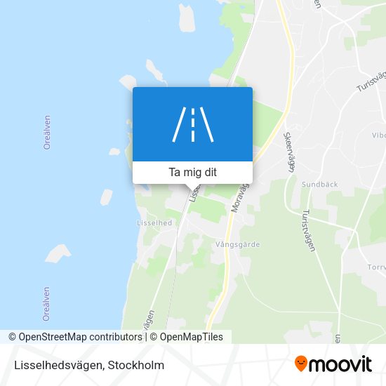 Lisselhedsvägen karta