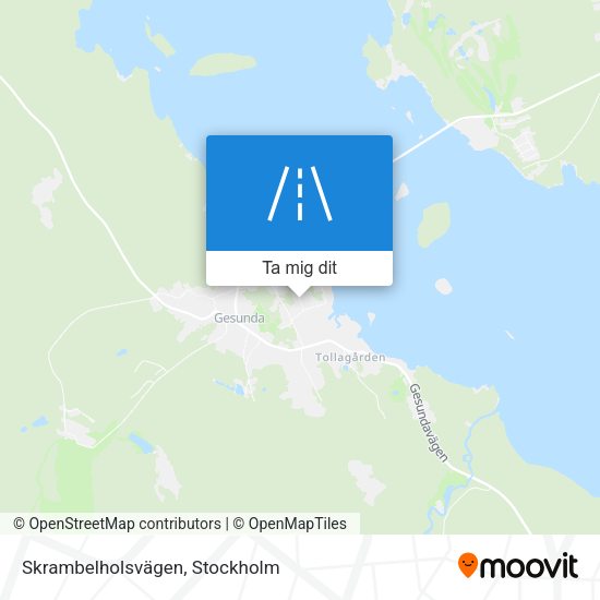 Skrambelholsvägen karta