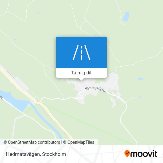 Hedmatsvägen karta