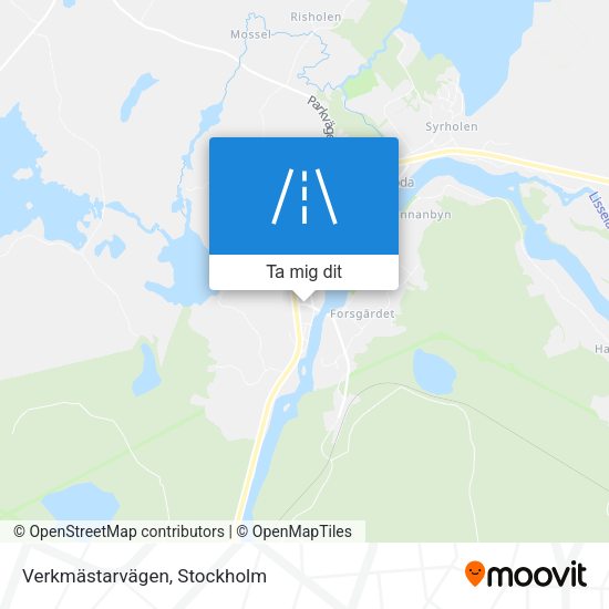 Verkmästarvägen karta