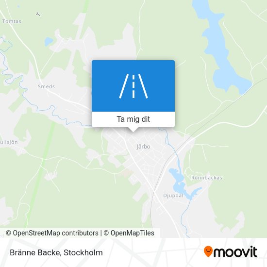 Bränne Backe karta
