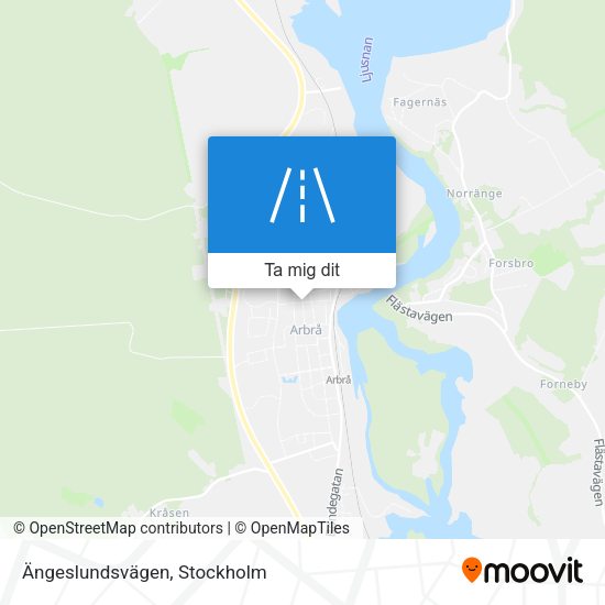 Ängeslundsvägen karta