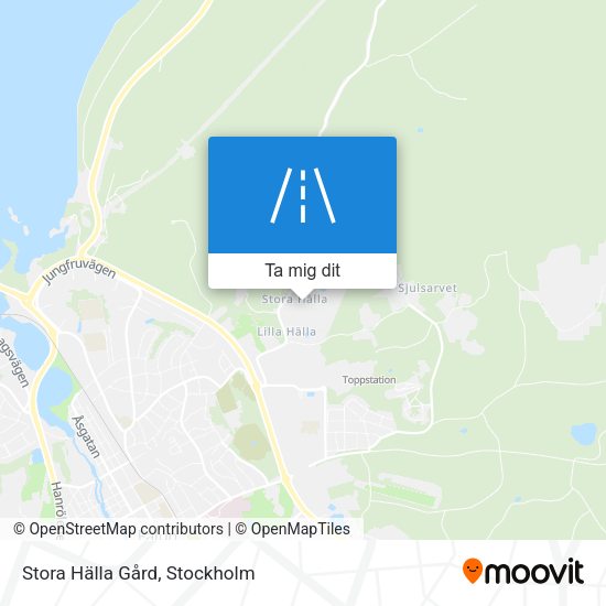Stora Hälla Gård karta