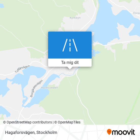 Hagaforsvägen karta