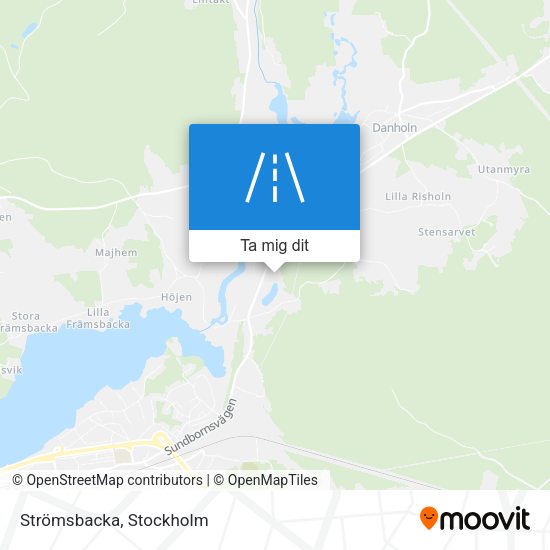 Strömsbacka karta