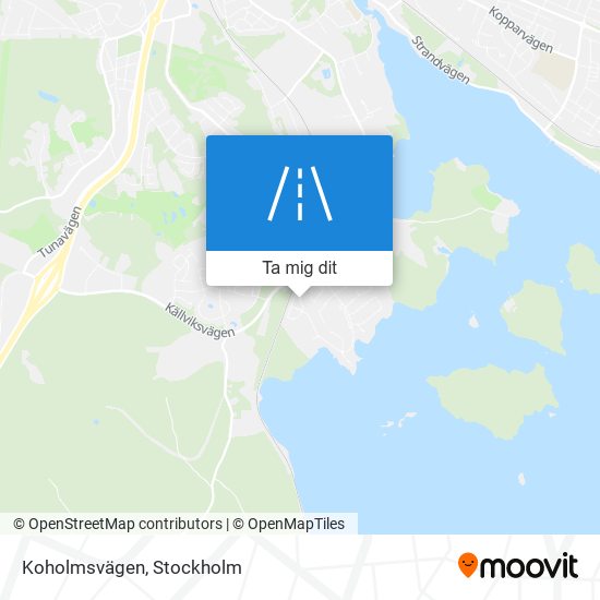 Koholmsvägen karta