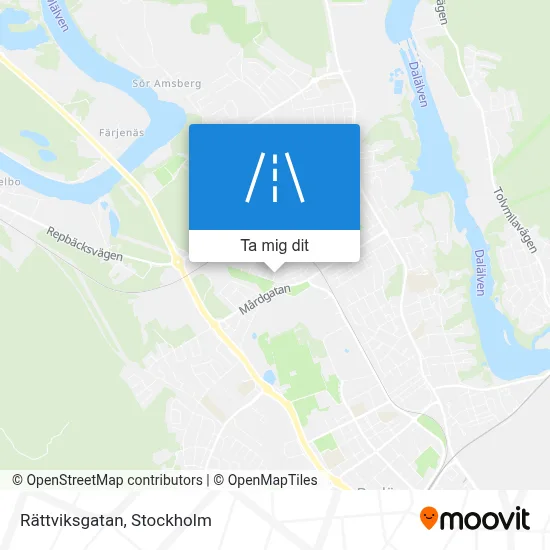 Rättviksgatan karta