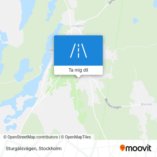 Sturgälsvägen karta