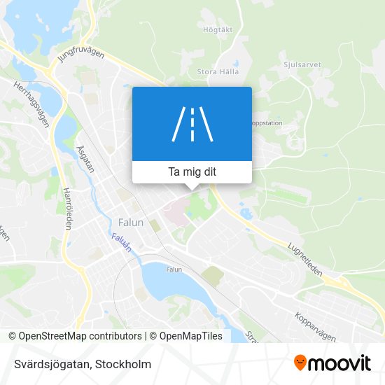 Svärdsjögatan karta