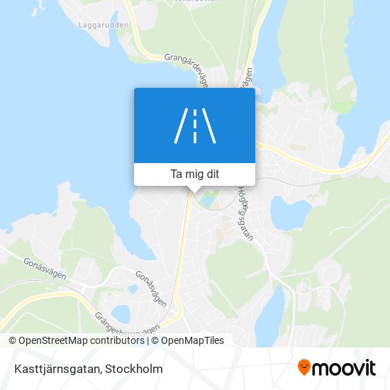 Kasttjärnsgatan karta