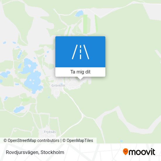 Rovdjursvägen karta