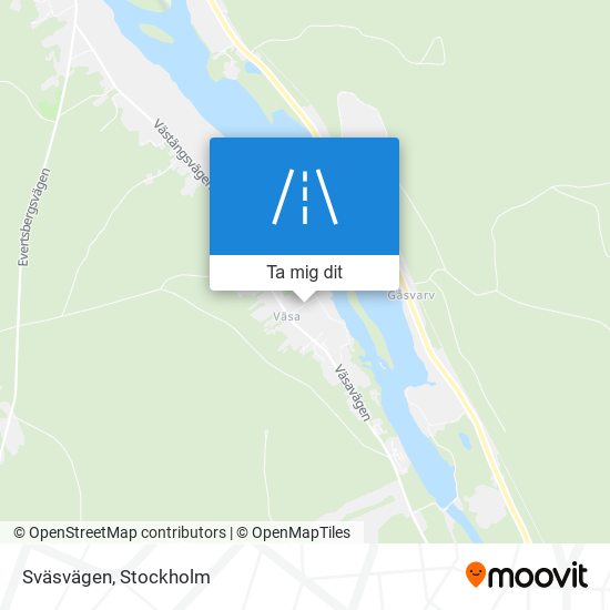 Sväsvägen karta